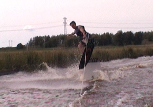 Johan clearing the slider