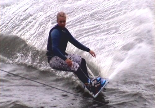Denise ending her run